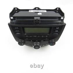 03-07 Honda Accord Radio Am Fm CD & Climate Control P/n 39050-sda-a010-m1