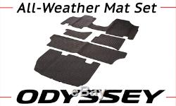 05-10 Genuine OEM Honda Odyssey Black All Season Floor Mat Set (08P13-SHJ-110C)