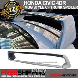 06-11 Honda Civic 4Dr Sedan Mugen Trunk Spoiler Wing Carbon Fiber