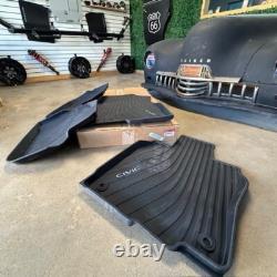 (1) Genuine Honda All-Season Floor Mats (Civic) (08P17-T20-110) genuine oem