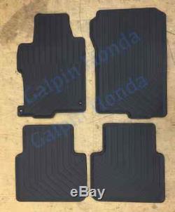 13-17 Genuine OEM Honda Accord 4dr Black All Season Floor Mat Set 08P13-T2A-110