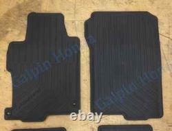 13-17 Genuine OEM Honda Accord 4dr Black All Season Floor Mat Set 08P13-T2A-110
