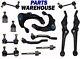 14 Pc Kit Tie Rod Ball Joint Control Arms Sway Bars For 98-02 Honda Accord 4-cyl