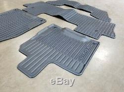 16-19 Honda Pilot All Weather Rubber Floor Mat Set New Genuine OEM 08P17-TG7-101