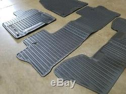 16-19 Honda Pilot All Weather Rubber Floor Mat Set New Genuine OEM 08P17-TG7-101