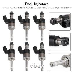 16010-RLV-315 OEM Genuine Honda 3.5L Pilot Odyssey Ridgeline Fuel Injectors 6pcs