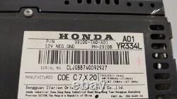 2008-2011 Honda Accord Am Fm Cd Player Radio Receiver FT7I1