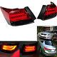 2008-2012 Year For Honda Accord Sedan 4-door Led Tail Lights Bmw Style Red Black