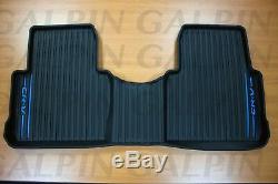 2017 2020 Genuine OEM Honda CR-V Black/Blue All Season Floor Mat Set