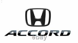 2018-2022 Accord Genuine Honda OEM Gloss Black Emblem Kit (08F20-TVA-100)