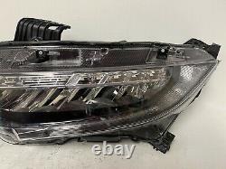 2019-2021 Honda Civic Driver LH LED Black OEM Insurance Headlight C0901