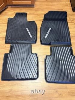 23-25 Genuine Honda Accord All Weather Floor Mats Set OEM Rubber Carpet Liners