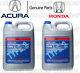 2x Gallons Genuine Honda Acura Long Life Antifreeze / Coolant (blue Color)