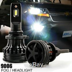 2x9006 HB4 Extremely Bright LED Headlight Bulbs Kit Low Beam 6000K 10000LM White