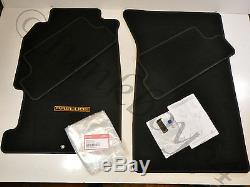 97-01 Honda Prelude New Genuine EDM Euro Gold Lettering Oem Floor Mat Rug Set