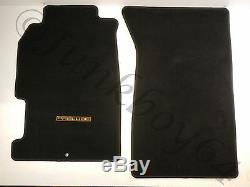 97-01 Honda Prelude New Genuine EDM Euro Gold Lettering Oem Floor Mat Rug Set