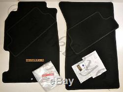 97-01 Honda Prelude New Genuine EDM Euro Gold Lettering Oem Floor Mat Rug Set