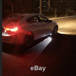 Angel Wing LED Carpet Floor Courtesy Lamp Left & Right Welcome Light for BMW Car