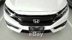 Asian Black Molding Front Grille Extension Assy RL Honda Civic 10th F RS 16-19