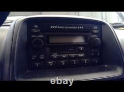 Audio Equipment Radio Am-fm-cd-cassette 6 Disc Fits 02-04 CR-V 4353634