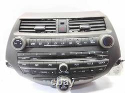 Audio Equipment Radio Audio Assembly AM-FM-6CD Sedan Fits 10-12 ACCORD 1114056