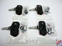 Complete Set of 4 Genuine OEM Honda TPMS Tire Pressure Sensors Kit 42753-SWA-316