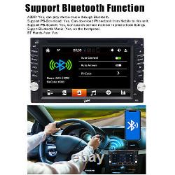 Double Din Car Stereo GPS Navigation Radio Car DVD Player Bluetooth TV SD Camera