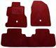 Ep3 Red Type-r Carpet Set Floor Mats 3 Pc For Lhd 01-05 Honda Civic