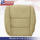 Fits 2008 To 2012 Honda Accord Driver Passenger Tan & Black Leather Seat Cover
