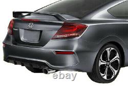 Factory SI Style 2-Post Painted Rear Spoiler Fits 2012-2015 Honda Civic SI Coupe