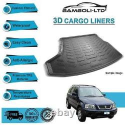 Fit for HONDA CRV 4X4 SUV 1996-2001, Rear Liner Rubber 3D Cargo Trunk Mat