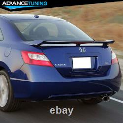 Fits 06-11 Honda Civic Si 2Dr Coupe LED 3rd Brake Trunk Spoiler Unpainted ABS