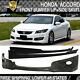 Fits 08-10 Honda Accord 2 Dr Pu Front Lip + Side Skirts Hfp Style Poly-urethane