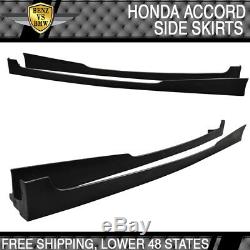 Fits 08-10 Honda Accord 2 Dr PU Front Lip + Side Skirts HFP Style Poly-Urethane