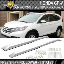 Fits 2012-2016 Honda CRV Roof Rack Rail Bar Silver OE FACTORY Style CR-V