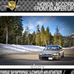 Fits 90-93 Honda Accord Mugen Style Front Bumper Lip Spoiler PP