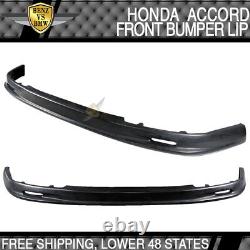 Fits 90-93 Honda Accord Mugen Style Front Bumper Lip Spoiler PP