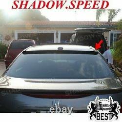 Flat Black 280 BRS Type Rear Roof Spoiler Wing For 20032007 HONDA Accord sedan