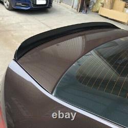 Flat Black 284 PDL Rear Trunk Lip Spoiler Wing For 0611 Honda Civic LX Coupe