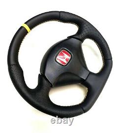 Flat Bottom Steering Wheel Honda Integra Dc5 S2000 CIVIC Typer Acura Rsx Yellow
