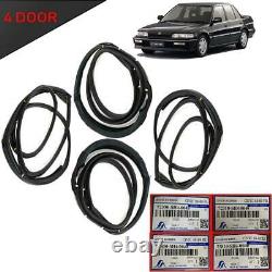 For Honda CIVIC Sedan Ec Ed Ee Ef Door Seal Rubber Weatherstrip 1988 89 90 91