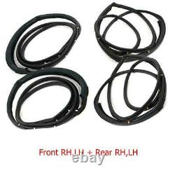 For Honda CIVIC Sedan Ec Ed Ee Ef Door Seal Rubber Weatherstrip 1988 89 90 91