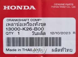 GENUINE HONDA OEM CRANKSHAFT 2014-19 GROM125/2019-21 MONKEY Part13000-K26-B00