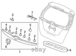 GENUINE HONDA OEM Liftgate Tailgate Hatch License Molding 2017 Fit 74890-T5A-A11