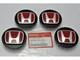 Genuine Honda Oem Type R Black Wheel Center Caps With Red H 44732-tgh-a01 Set Of 4