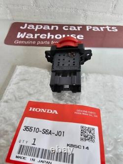 Genuine HONDA OEM ACURA Civic RSX TYPE-S Red Hazard Switch 35510-S6A-J01