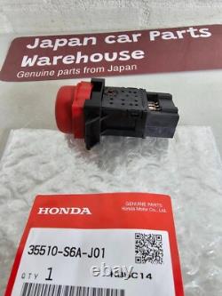 Genuine HONDA OEM ACURA Civic RSX TYPE-S Red Hazard Switch 35510-S6A-J01