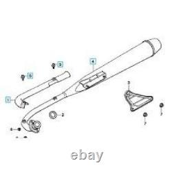 Genuine HONDA OEM Super Cub C90 Muffler Article With Guard Type Exhaust