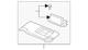 Genuine Honda 2012-2013 Honda Fit Sun-visor Nh556l 83230-tk6-a01zb