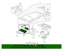 Genuine Honda 2012-2013 Honda Fit Sun-Visor NH556L 83230-TK6-A01ZB